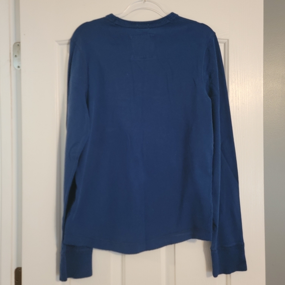 Abercrombie & Fitch Blue Muscle Fit Shirt - Picture 2 of 4